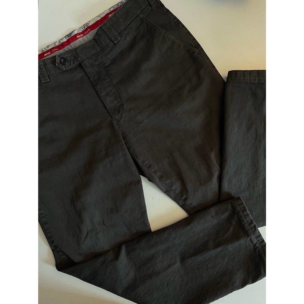 MEYER GRAY CHINO PANTS STYLE BONN 34 x 29